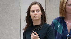 Karyna Shuliak is seen out and about on May 30, 2024 in New York, New York.