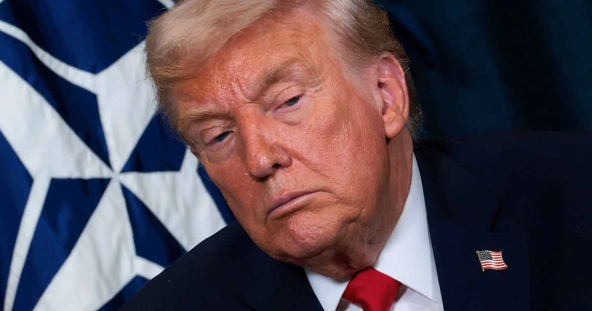 U.S. President Donald Trump attends a bilateral meeting with NATO Secretary General Mark Rutte on the sidelines of the World Economic Forum (WEF) Annual Meeting on January 21, 2026 in Davos, Switzerland.