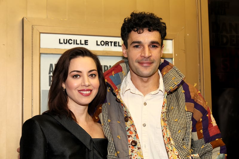 Aubrey Plaza and Christopher Abbott