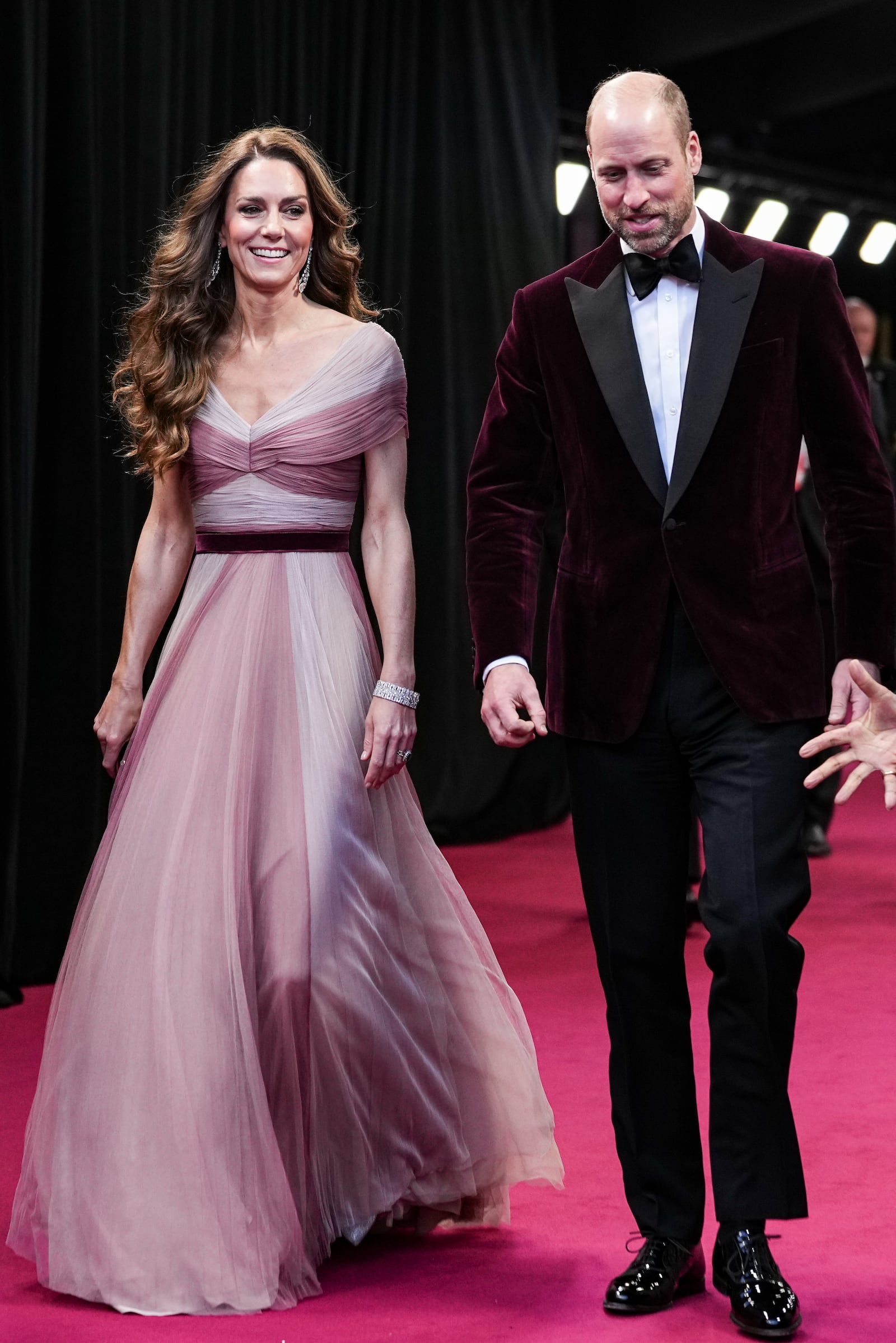 Catherine, Princess of Wales and William, Prince of Wales attend the 2026 EE BAFTA Film Awards at The Royal Festival Hall on February 22, 2026 in London, England.