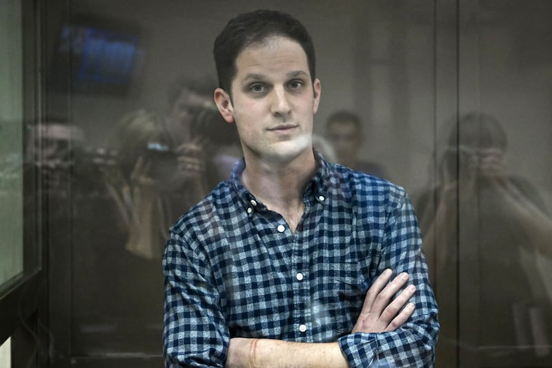 U.S. journalist Evan Gershkovich in 2023.