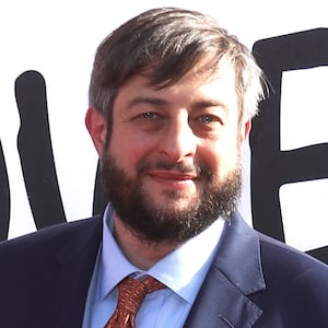 Eugene Mirman poses on the red carpet for the "The Bob's Burgers Movie" premiere in Hollywood, California, U.S., May 17, 2022.  REUTERS/David Swanson