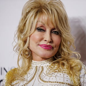 Dolly Parton at a red carpet gala event