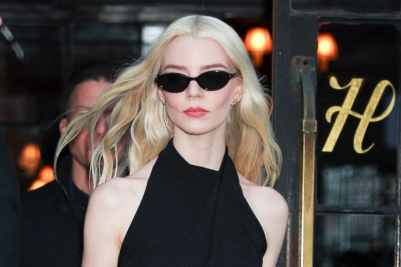 Anya Taylor-Joy seen in East Village on March 18, 2026 in New York City.