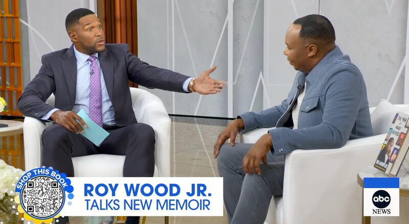 Michael Strahan interviews Roy Wood Jr. about his new memoir.
