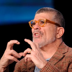 Writer, director and executive producer David Mamet takes part in a panel discussion of HBO's "Phil Spector" during the 2013 Winter Press Tour for the Television Critics Association in Pasadena, California January 4, 2013. REUTERS/Gus Ruelas (UNITED STATES - Tags: ENTERTAINMENT)