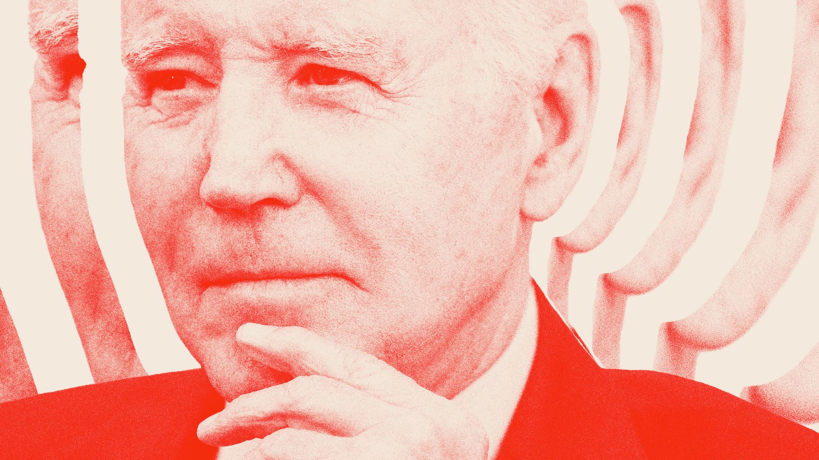 Photo illustration of Joe Biden