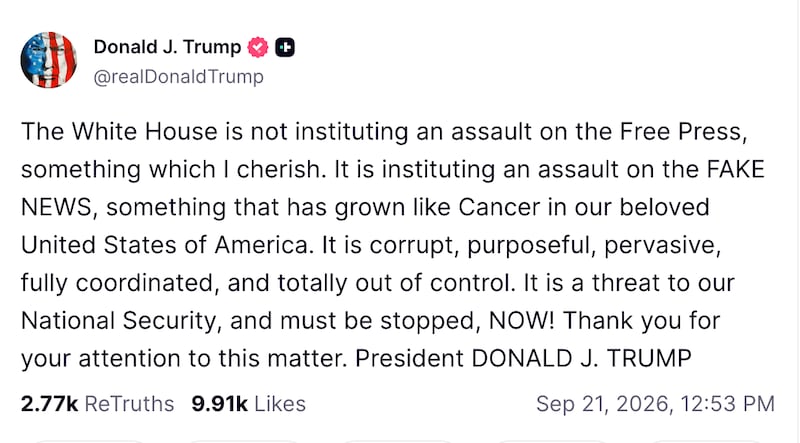 Donald Trump/Truth Social