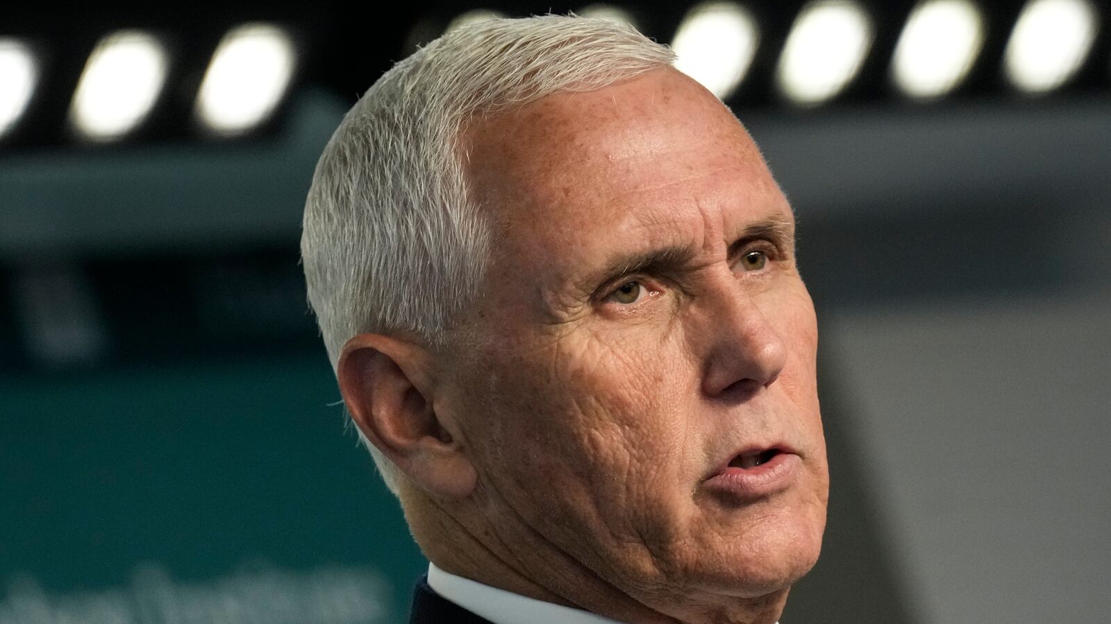 WASHINGTON, DC - SEPTEMBER 18: Republican Presidential candidate and former U.S. Vice President Mike Pence speaks at the Hudson Institute on September 18, 2023 in Washington, DC. Pence spoke about his foreign policy philosophy, including his approach to China. (Photo by Drew Angerer/Getty Images)