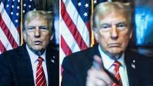 Donald Trump at sentencing