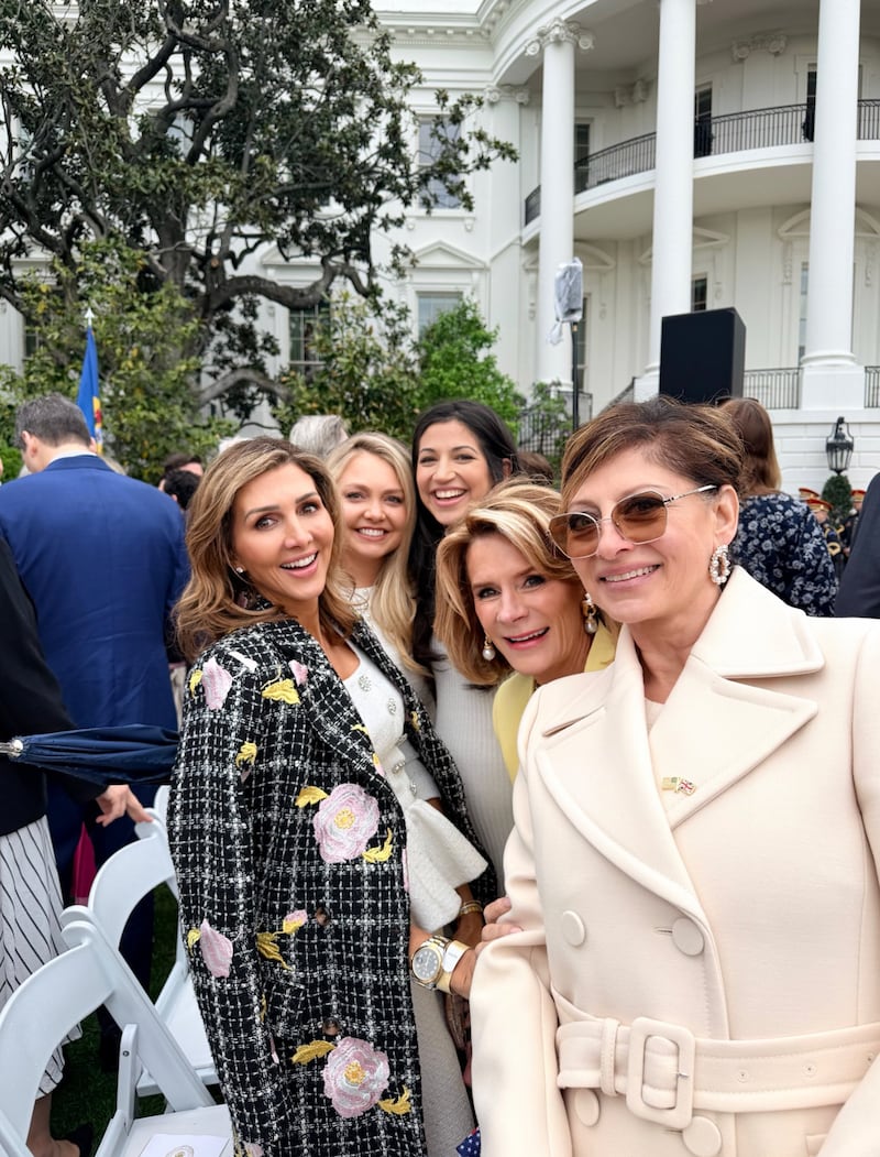 Some dodgy jackets were on display earlier in the day.