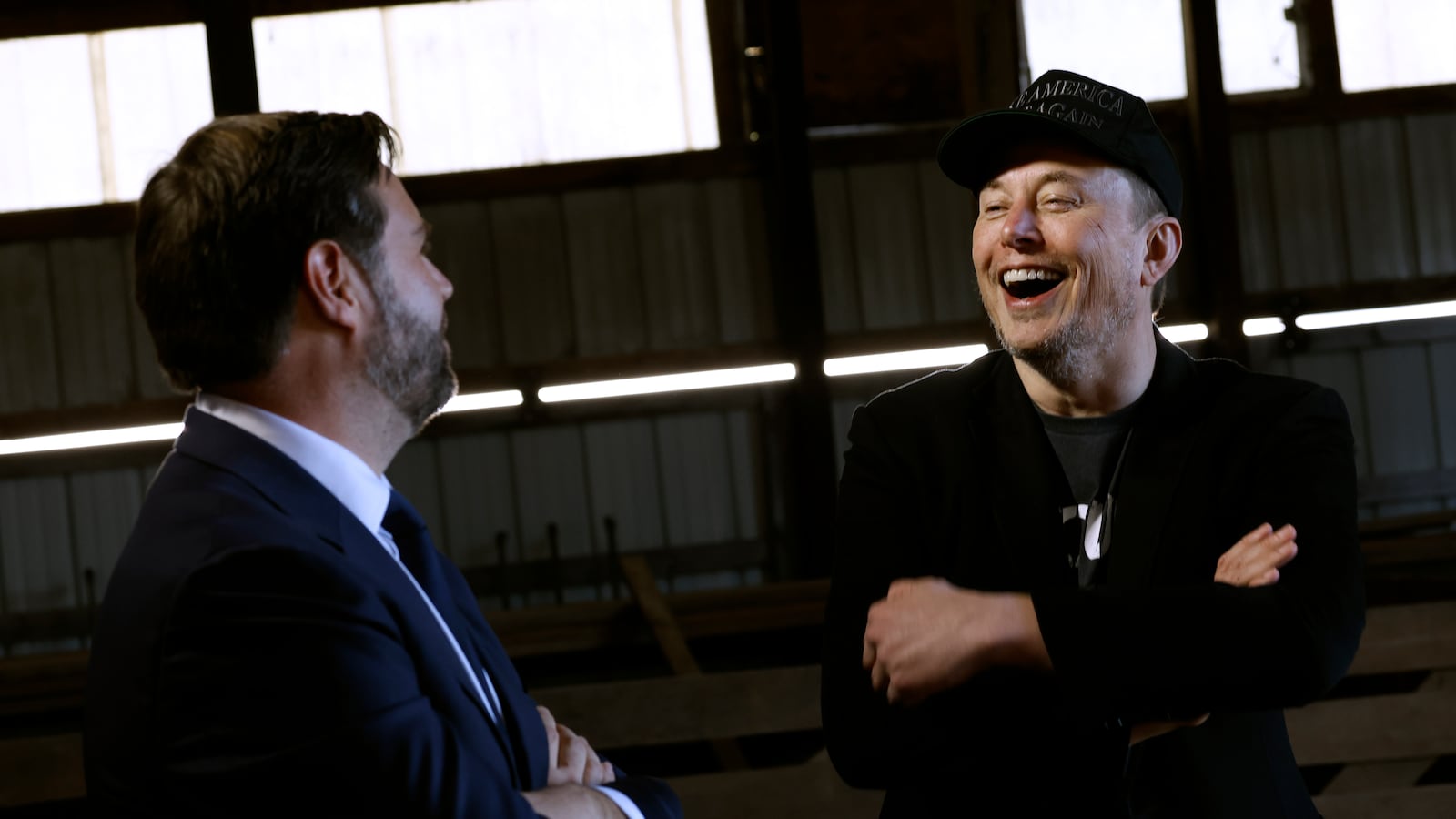 Elon Musk and JD Vance