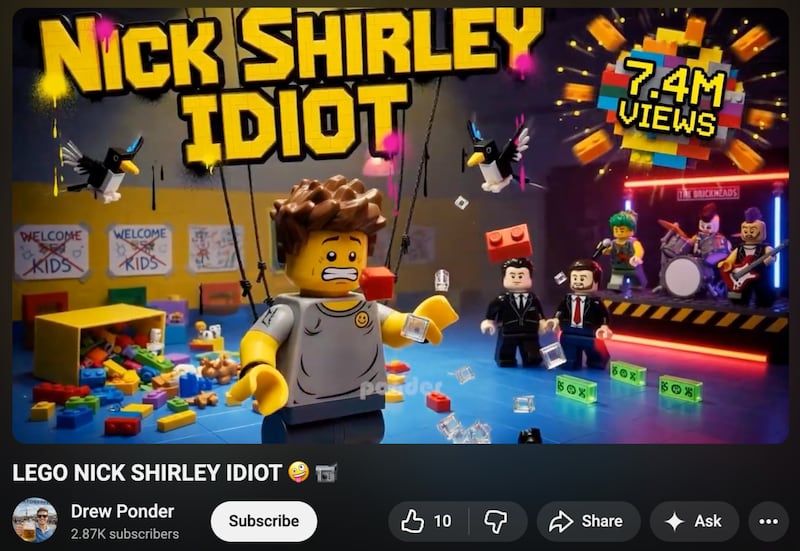 LEGO NICK SHIRLEY IDIOT 🤪 📹