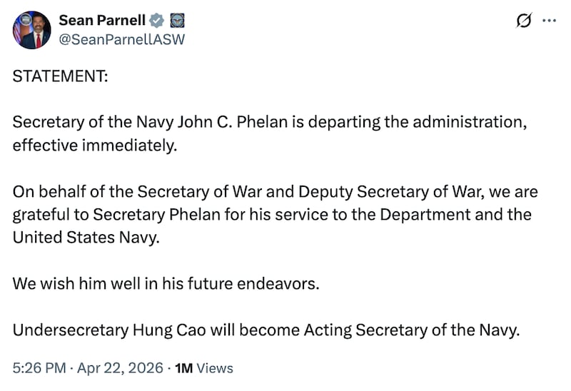 Sean Parnell John Phelan