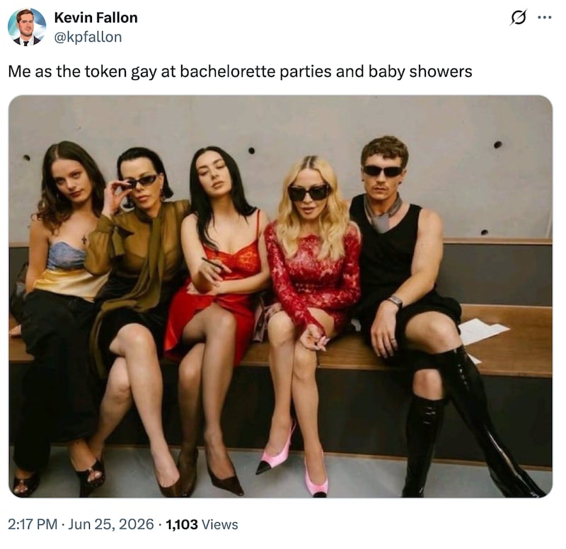 A screenshot from X
