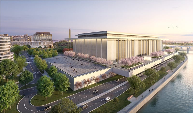 One of the new Kennedy Center renderings.