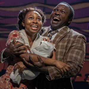 Nichelle Lewis and Joshua Henry in 'Ragtime.'