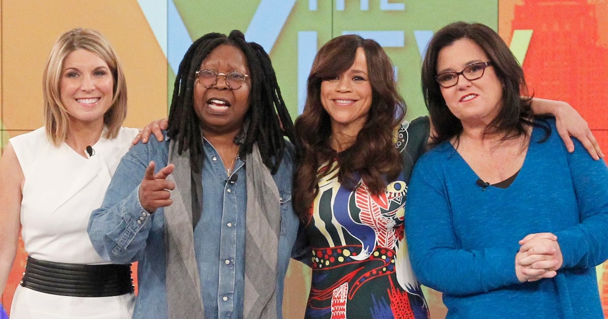 Photo: Thedailybeast Co-host Rosie Perez returns to "The View" today, Tuesday, February 3, 2015