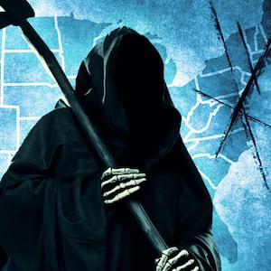 Trump's Grim Reaper slashes blue city budgets again.