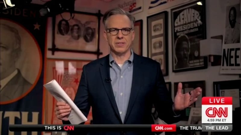 The set up looked decidedly podcast.