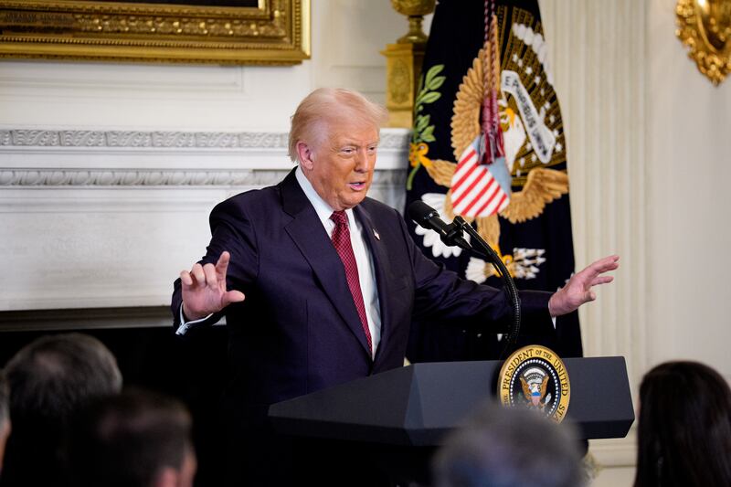 President Donald Trump speaking to GOP senators during a breakfast on November 5 argued that if Republicans nuke the filibuster, it will keep Democrats out of power forever.