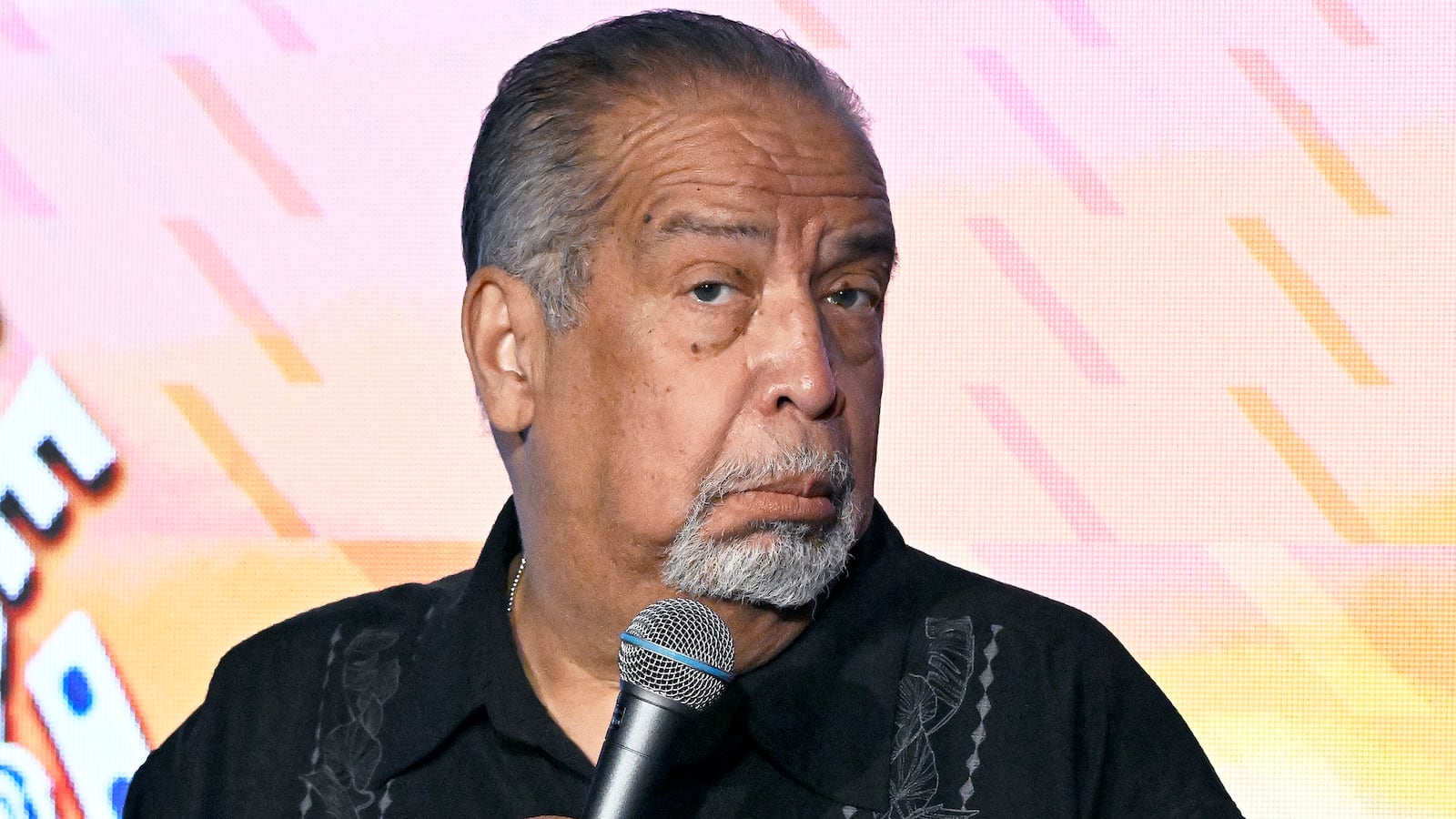 Comedian Rudy Moreno performs at The Ice House Comedy Club in 2023