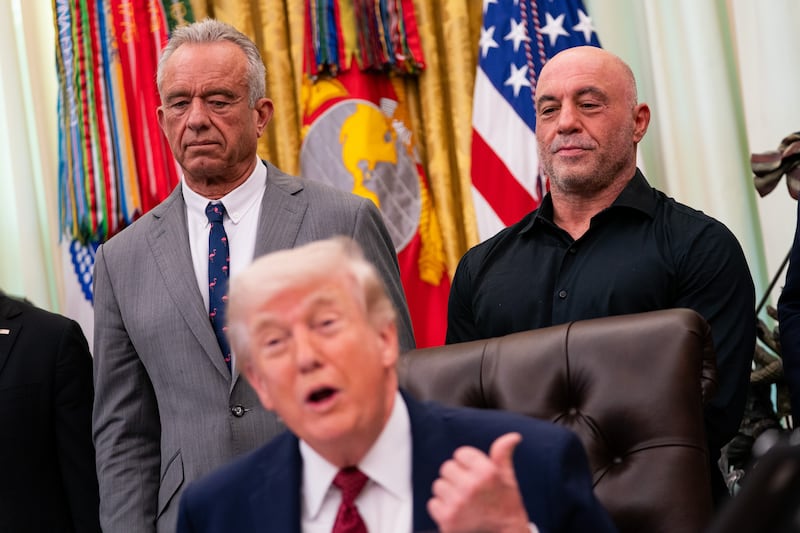 Joe Rogan attended an executive order signing regarding psychedelics in the Oval Office last week, despite his vocal criticism of the president.