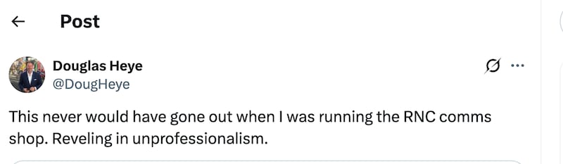 Not everyone was a fan of the GOP's cheap shot.