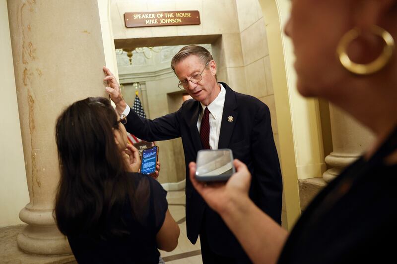Rep. Tim Burchett claims that Washington, D.C. is too dangerous to walk outside at night.