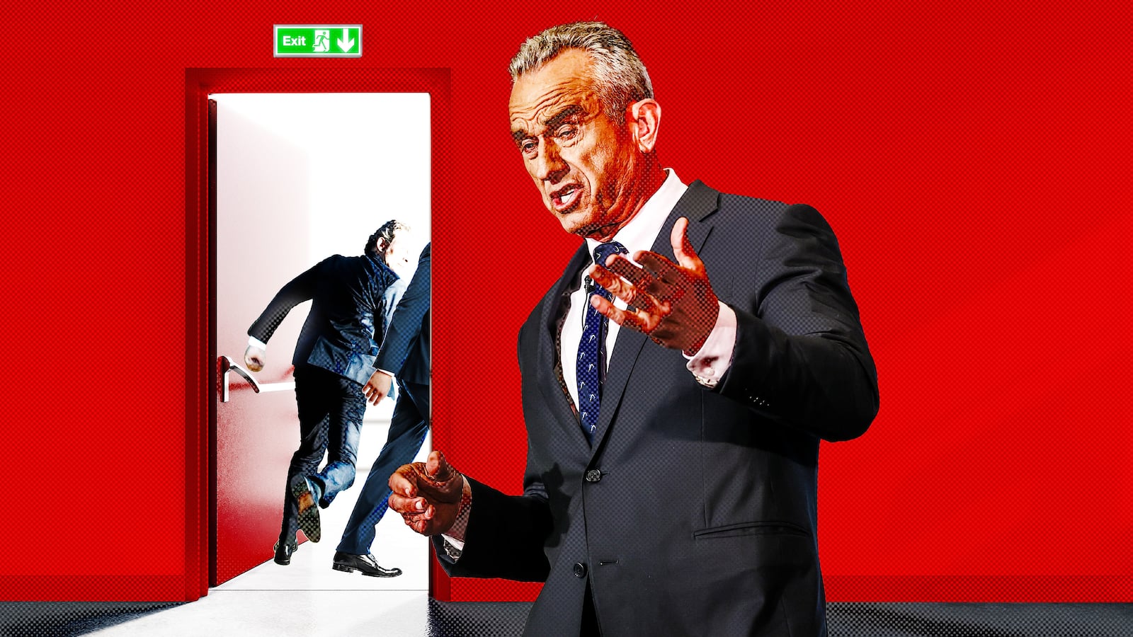 RFK Jr.'s bonkers Deep-State speech made staffers run for the exits.