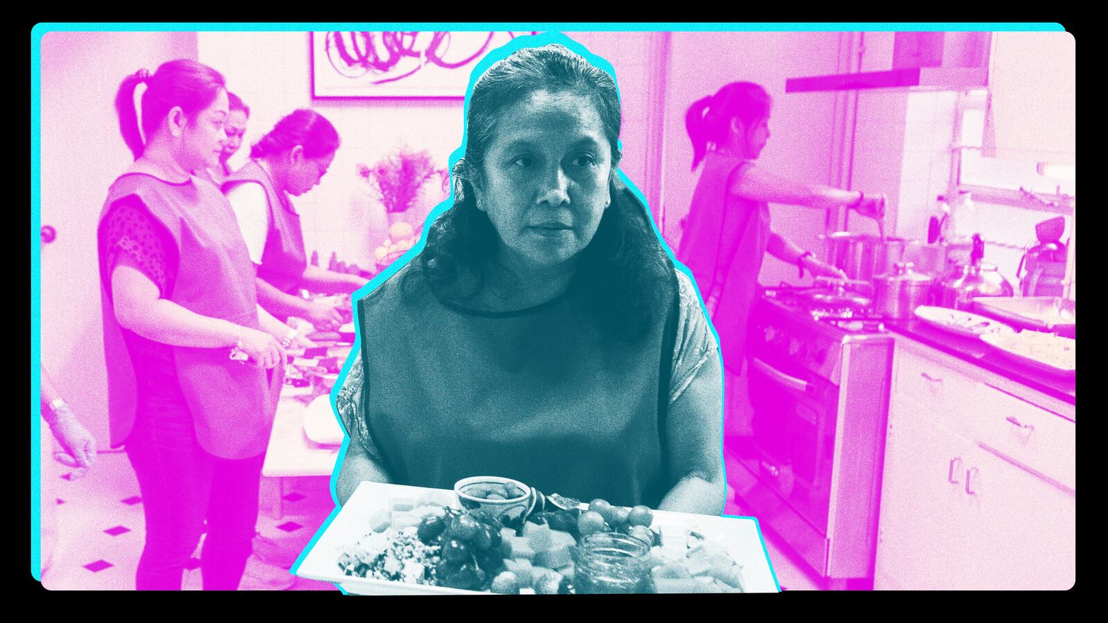 A photo illustration showing Essie played by Rubie Ruiz in Expats fifth episode.