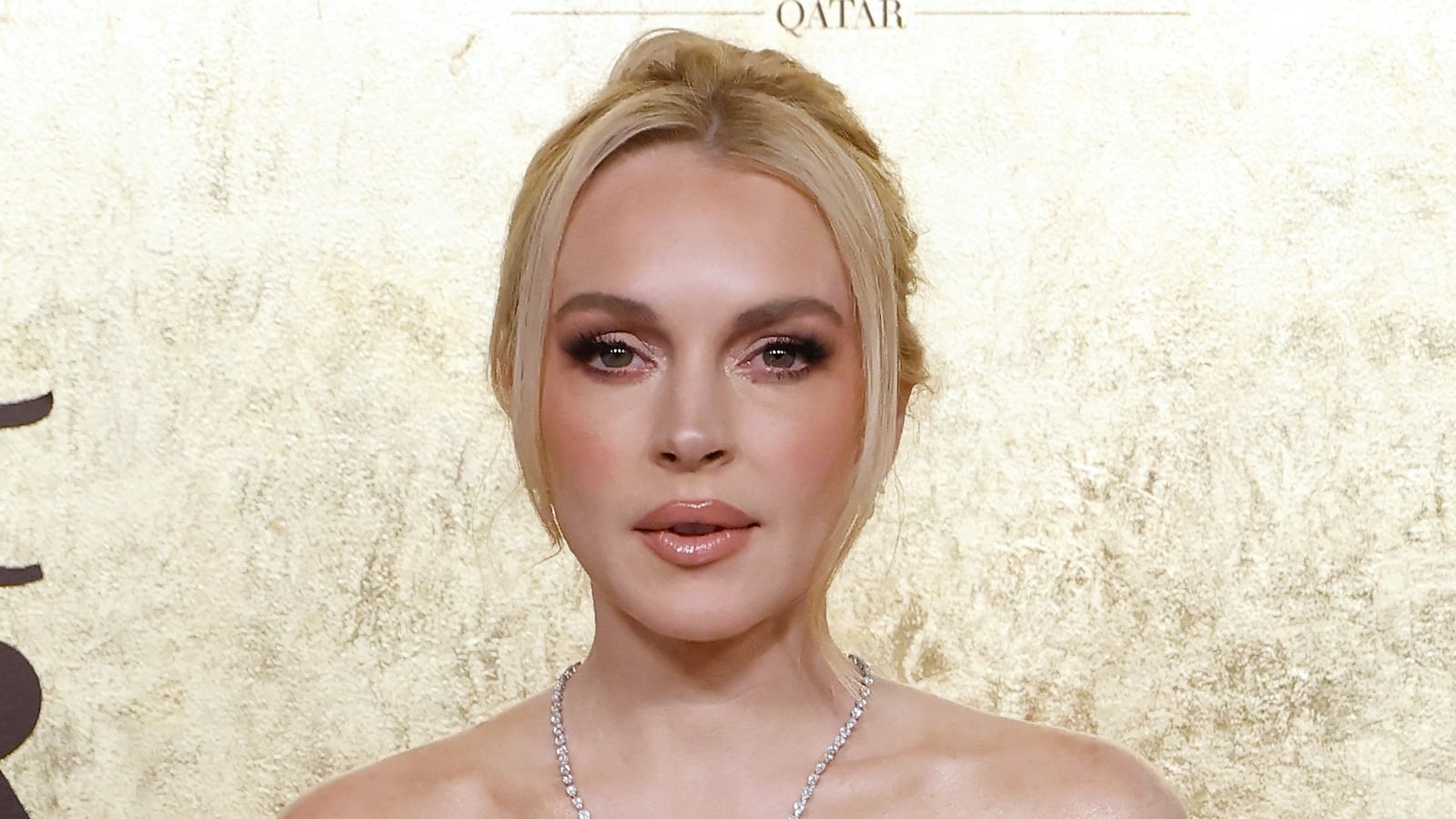 DOHA, QATAR - NOVEMBER 22: Lindsay Lohan attends the Fashion Trust Arabia 2025 Awards Ceremony at the National Museum of Qatar on November 22, 2025 in Doha, Qatar