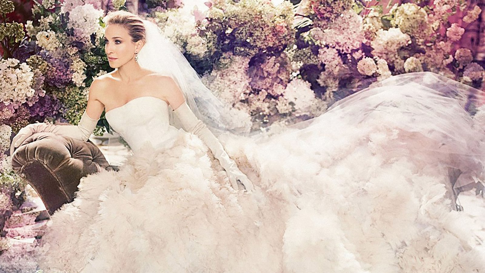 Carrie Bradshaw Wedding dress Sex and the City