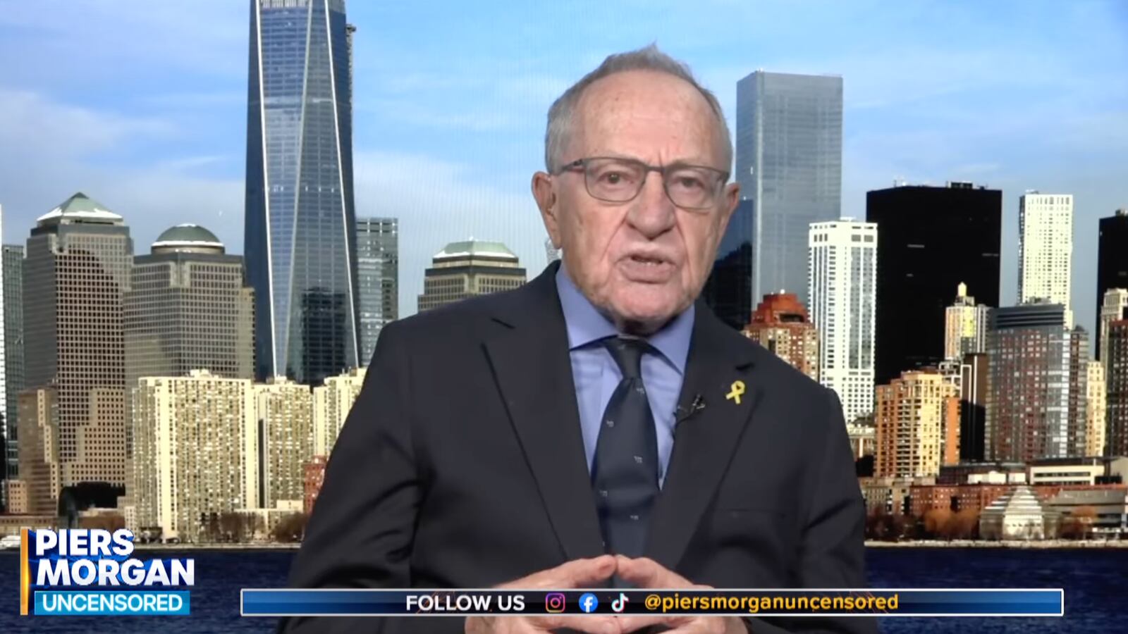 Alan Dershowitz appears on Piers Morgan Uncensored.