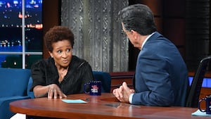 Stephen Colbert and guest  Wanda Sykes