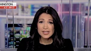 Katie Miller appearing on Fox Business Network.