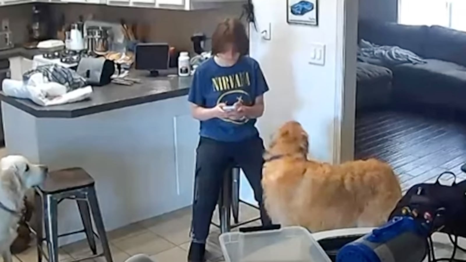 Screengrab of Carly Gregg after shooting her mother