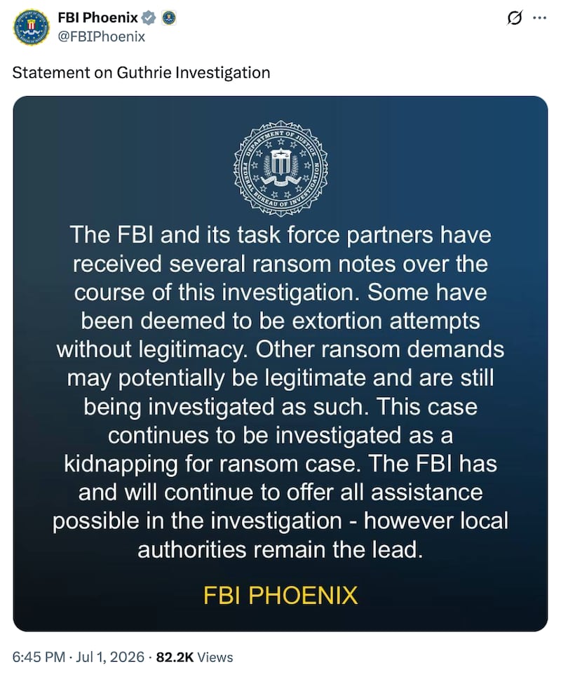 fbi phoenxi