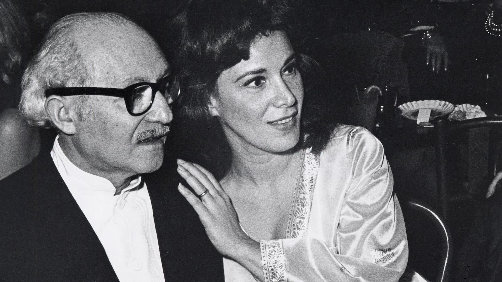 Lee Strasberg and Anna Strasberg in 1968