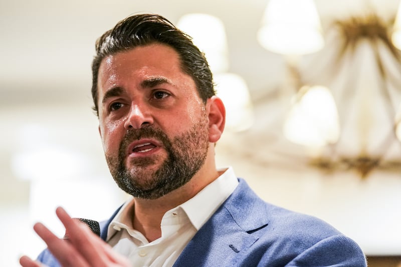 Trump-supporting author Nick Adams is waiting patiently for a call that may never come.