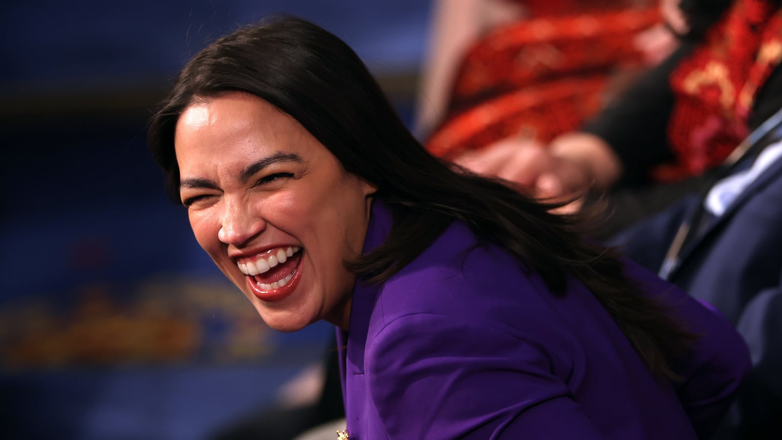 U.S. Rep. Alexandria Ocasio-Cortez (D-NY) in the House Chamber of the U.S. Capitol Building.