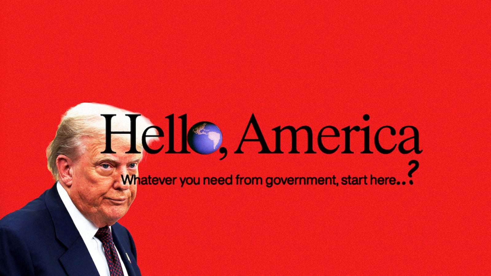 Donald Trump photo illustration