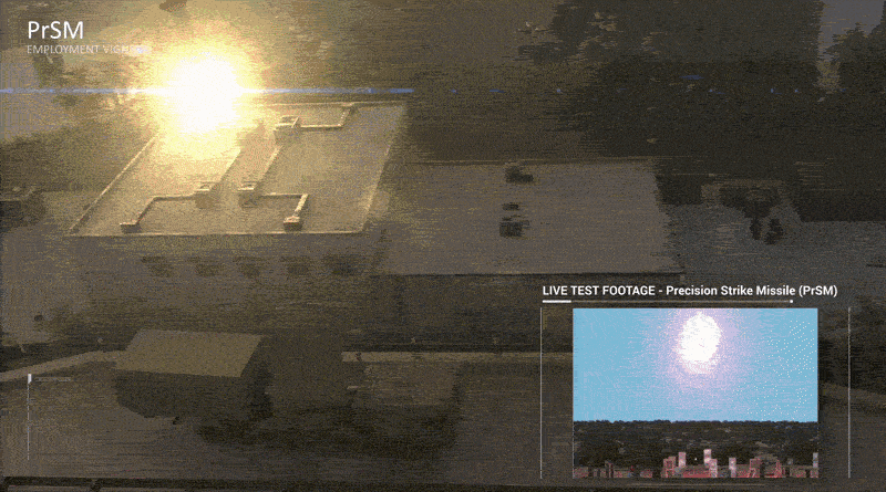 A Precision Strike Missile (PrSM) is designed to inflict maximum damage by detonating just above its target and blasting out small tungsten pellets.