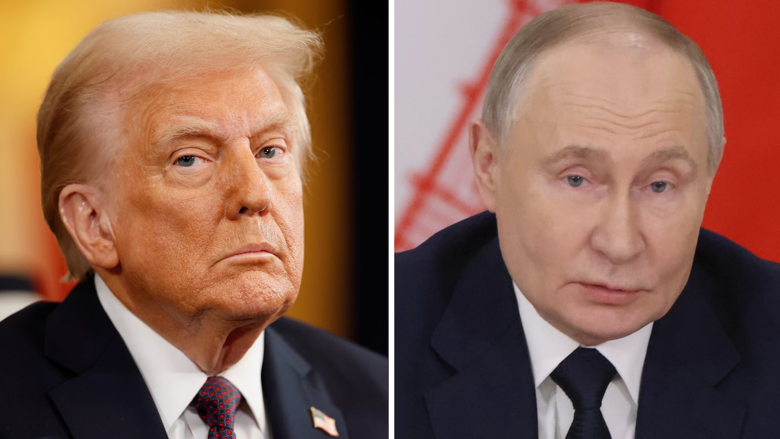 Donald Trump and Vladimir Putin