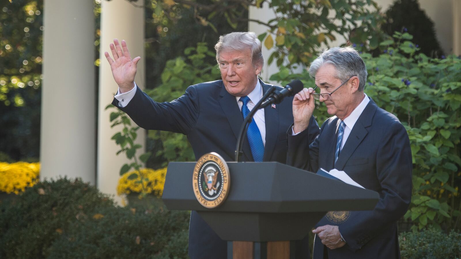 Donald Trump, Jerome Powell