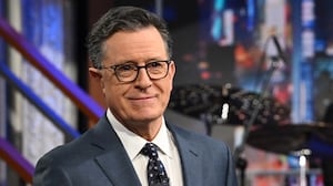 NEW YORK - NOVEMBER 20: Stephen Colbert on the CBS series The Late Show with Stephen Colbert, scheduled to air on the CBS Television Network. (Photo by Scott Kowalchyk/CBS via Getty Images)