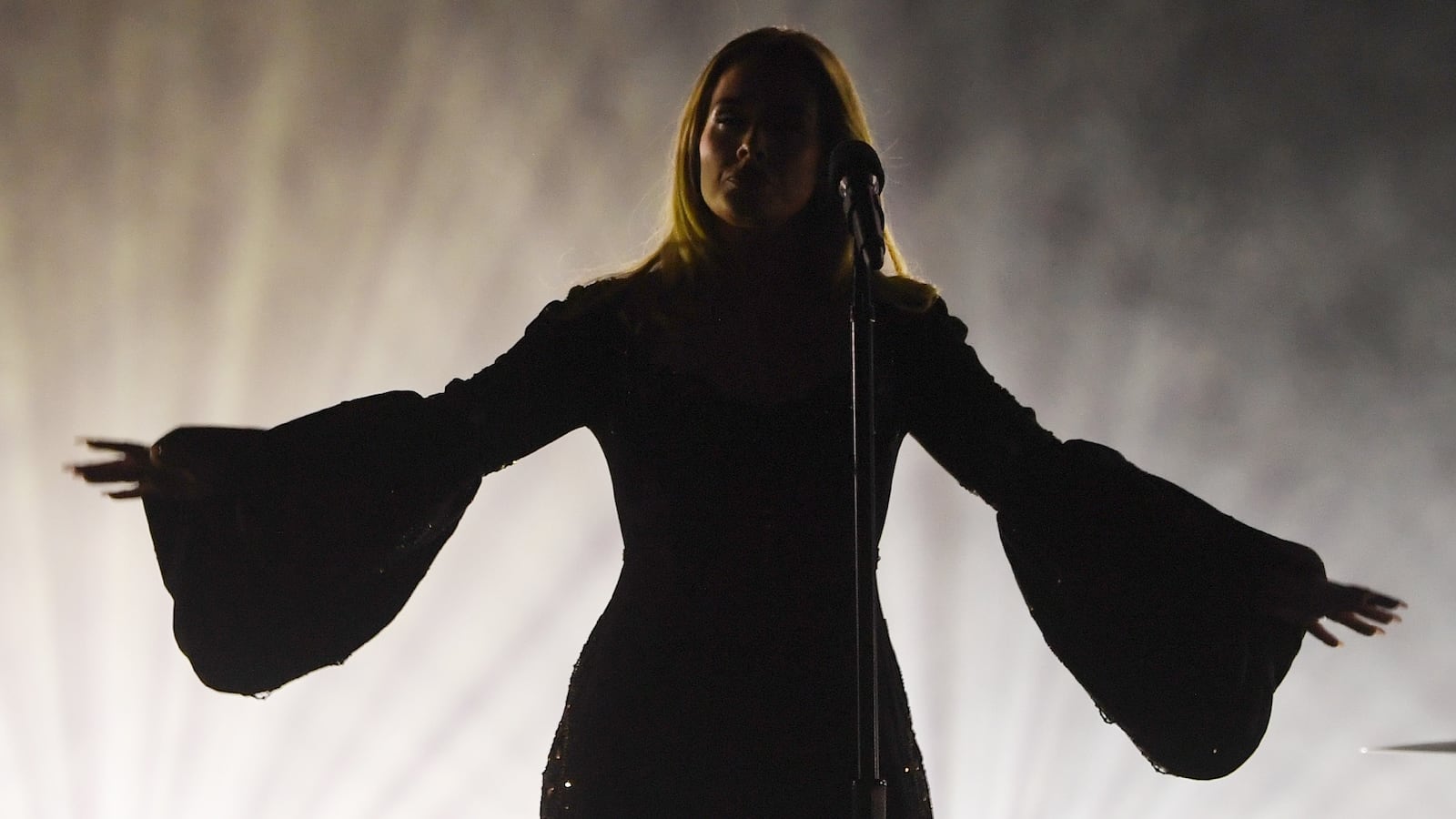Adele performs during her final Las Vegas residency show "Weekends with Adele",