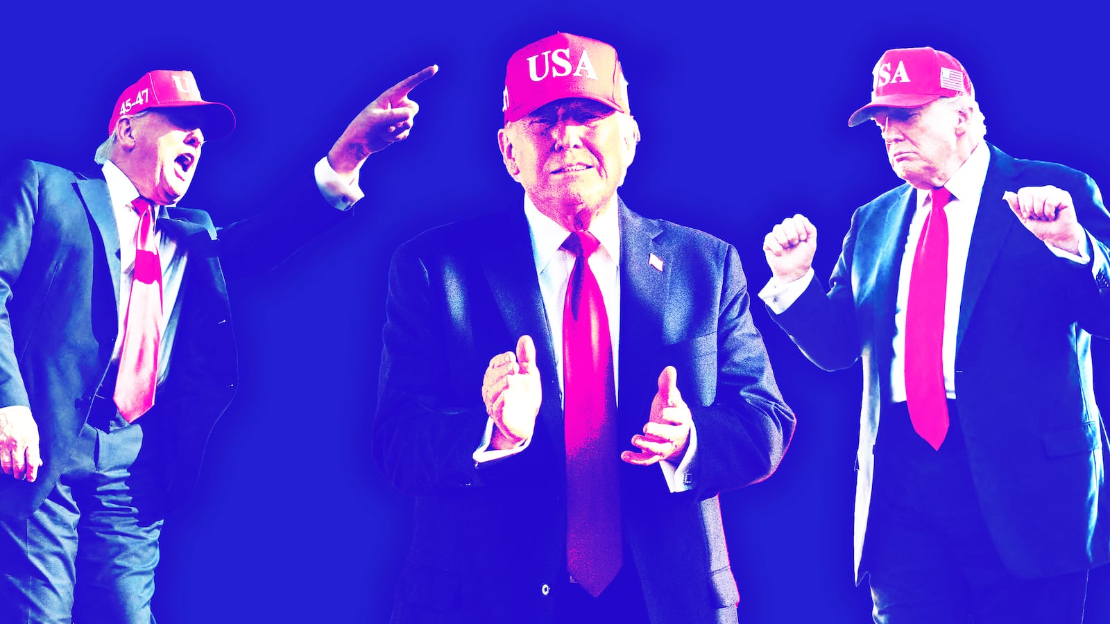 Donald Trump photo illustration