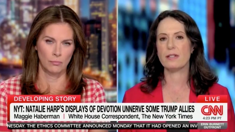 Maggie Haberman discusses the power of Natalie Harp over Trump.
