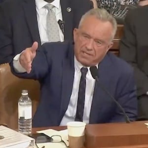 Robert F. Kennedy Jr. lashes out during uncomfortable questioning.